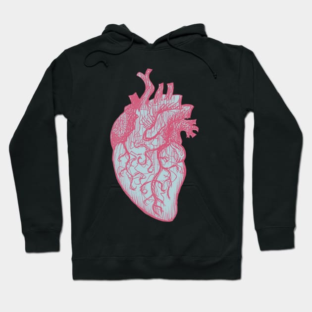 Pastel Heart Hoodie by JudePeters